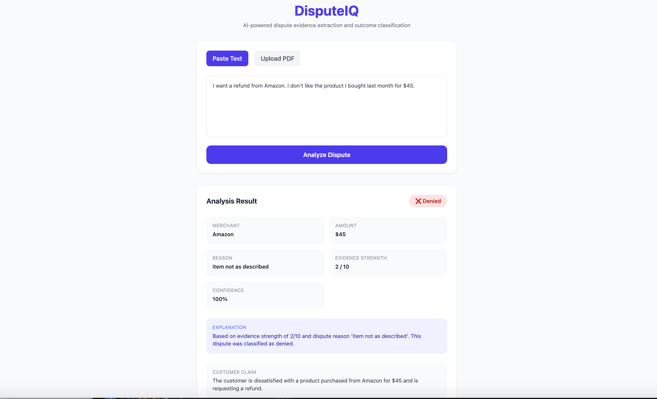DisputeIQ
