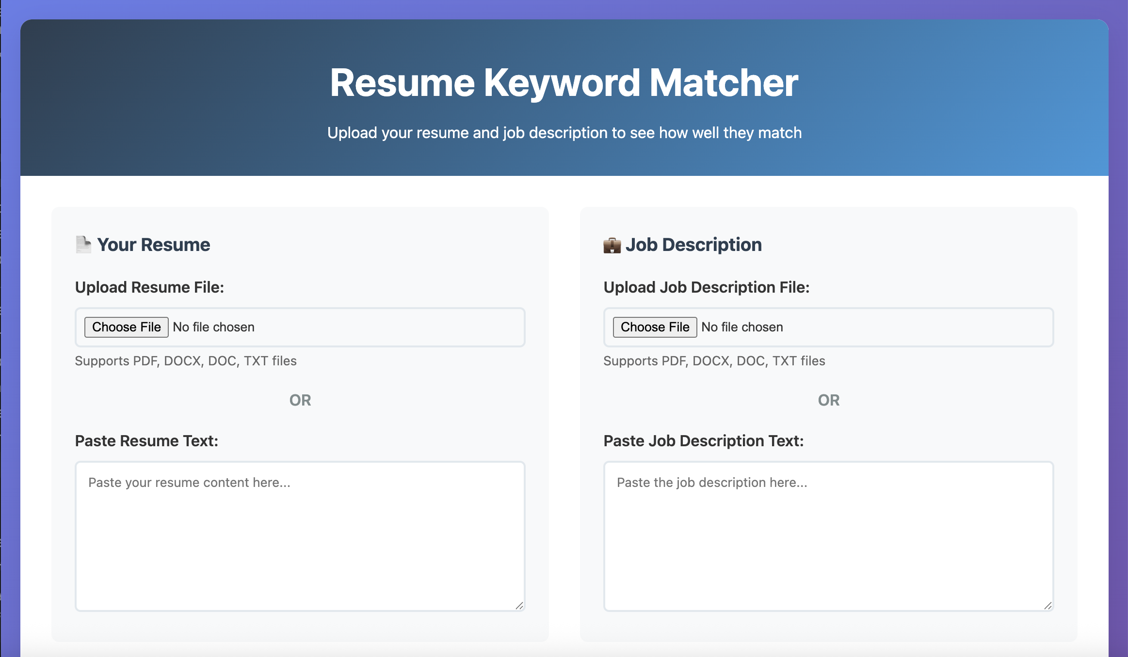 Resume Keyword Matcher